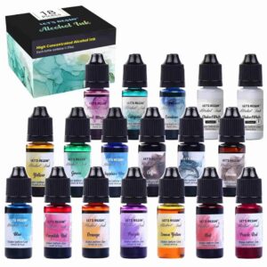 Let’s Resin – Alcohol Ink Set (18 Colors)