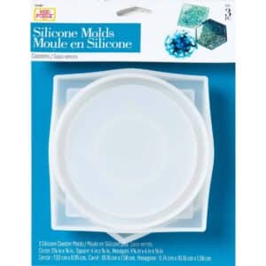 Mod Podge – Resin Silicone Molds (Coasters, 3 Piece)
