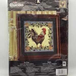 Bucilla – Counted Cross Stitch Kit (Rooster Design)