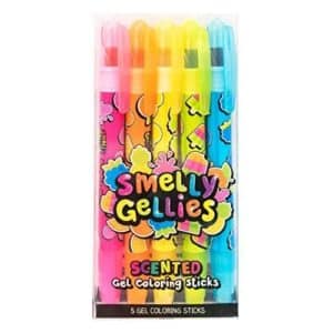 Smelly Gellies – Scented Glidewrite Gel Coloring Sticks (5 Count)