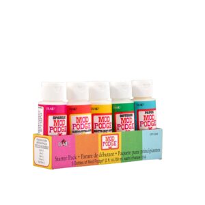 Mod Podge – Glue, Sealer, and Finish Starter Set (5 Piece)