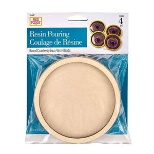 Mod Podge – Resin Pouring Surface Coasters (4 Piece)