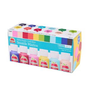 Apple Barrel – Acrylic Paint Set (Seaside Marina Colors)